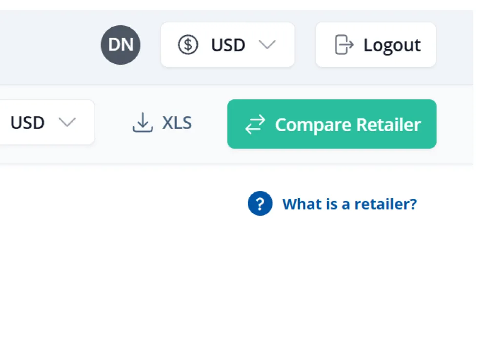 Compare Retailer/Markets
